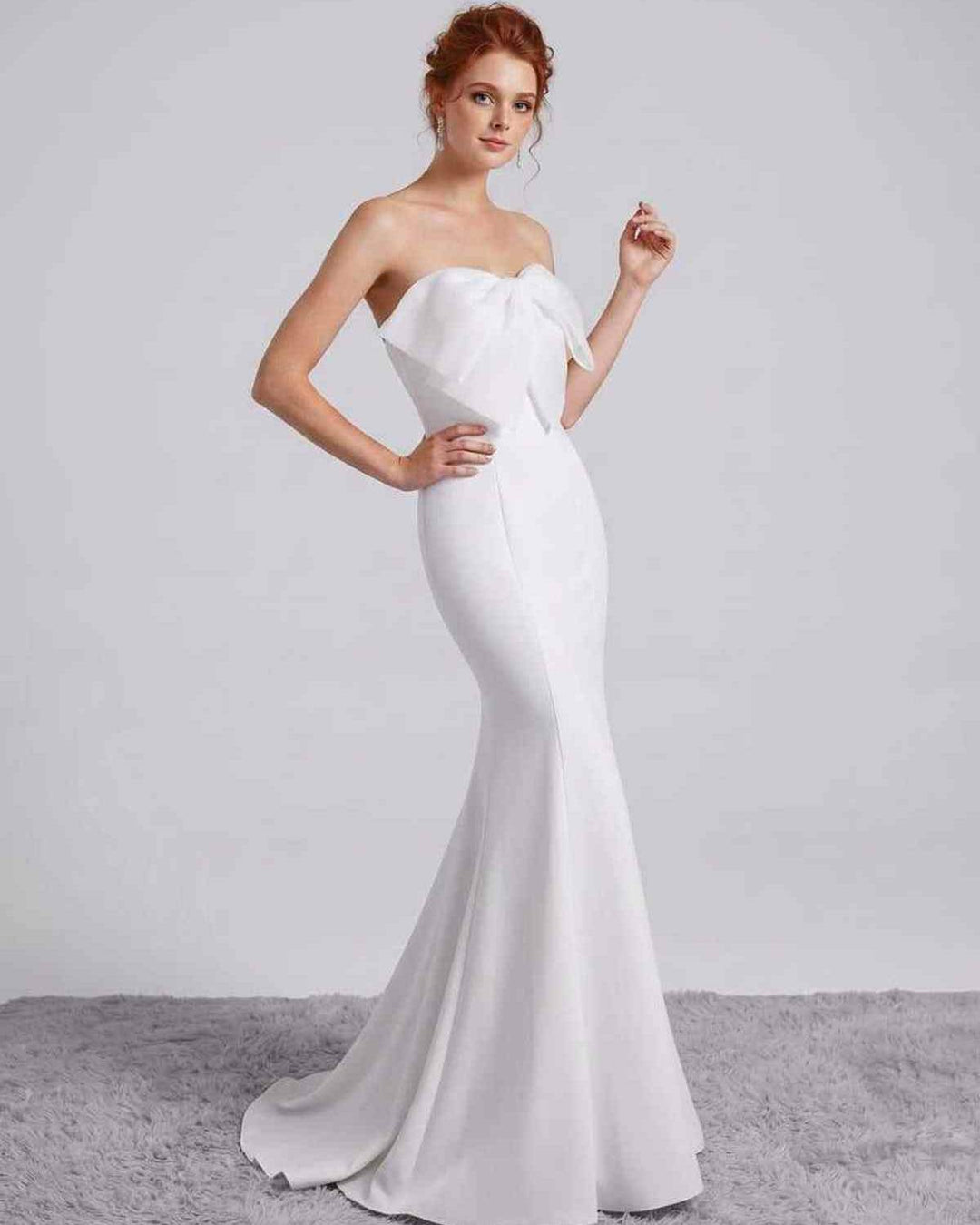 Vestido de invitada de boda formal, estilo sirena, maxi, sin mangas, para mujeres.