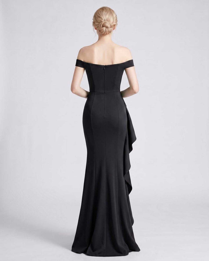 Vestido maxi formal de mujer, sin mangas. Estilo sirena para una noche inolvidable.
