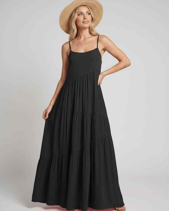 Vestido de cóctel fluido para mujer, para noches de verano.
