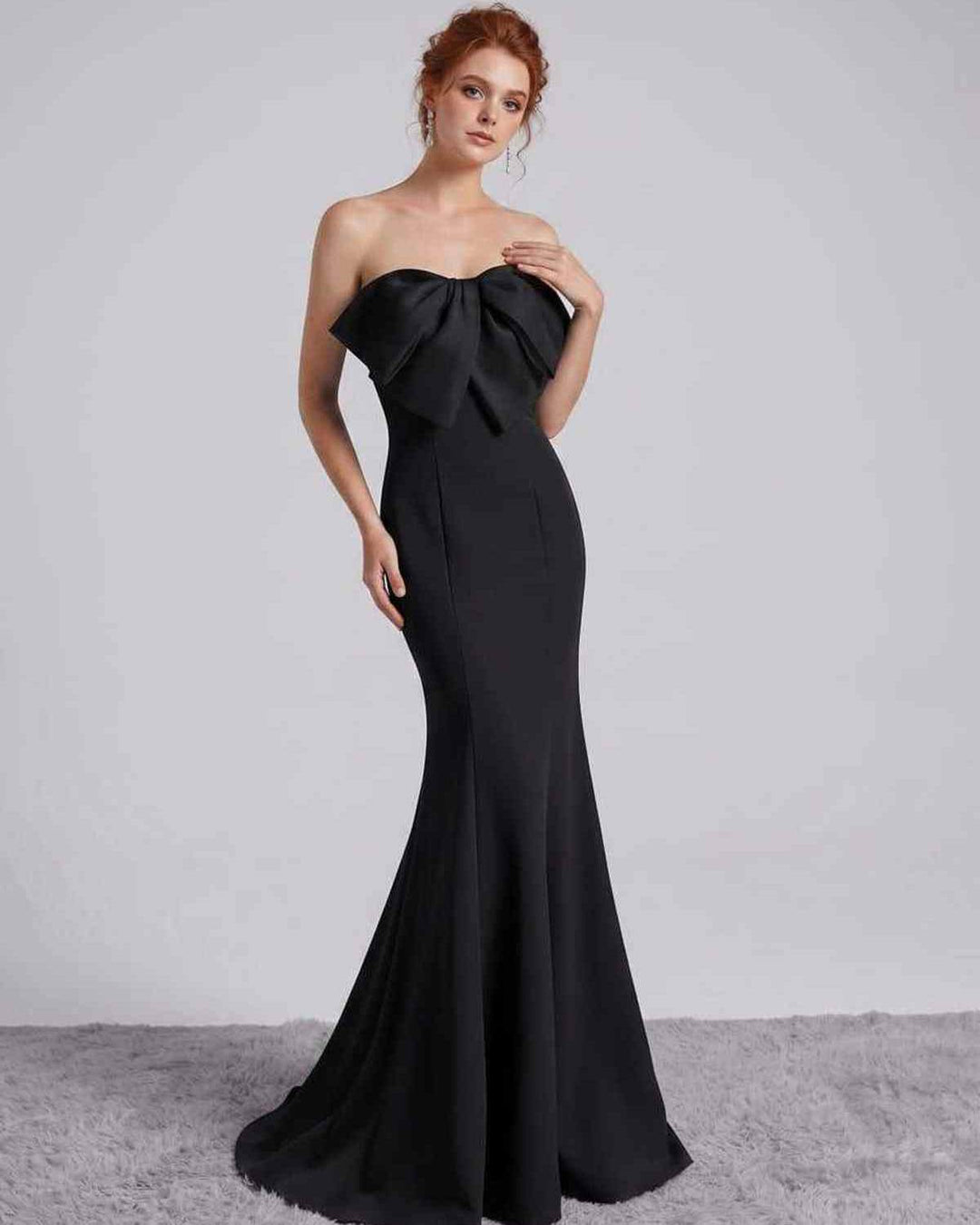 Vestido formal sin mangas, estilo sirena, para fiesta o boda, elegancia asegurada.