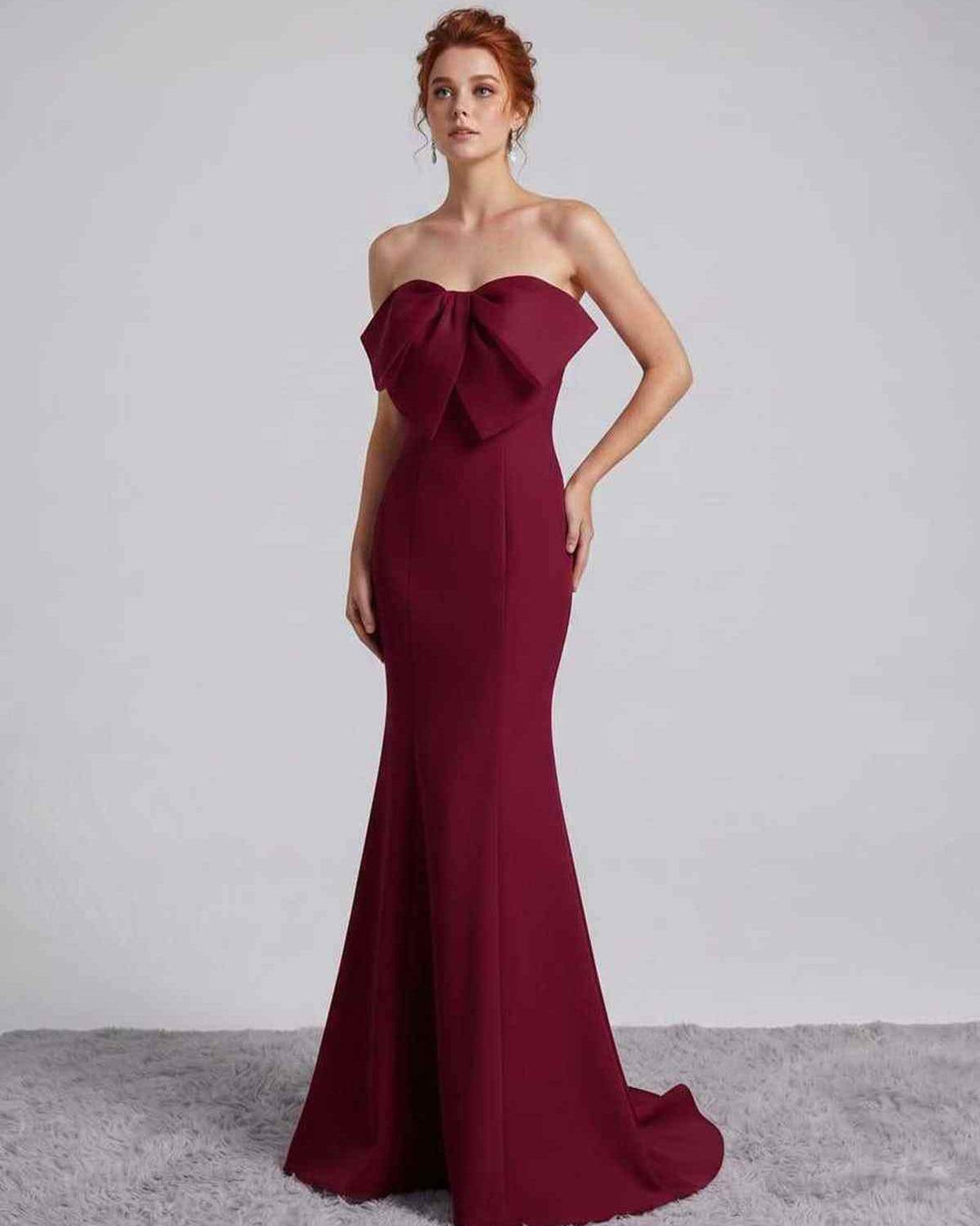 Vestido de fiesta para mujer, sin mangas, corte sirena, moda femenina formal.