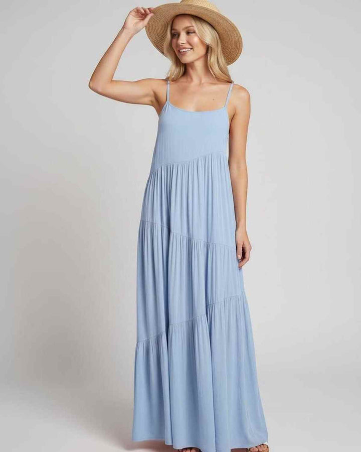 Vestido maxi casual y cómodo para el estilo de vida veraniego.