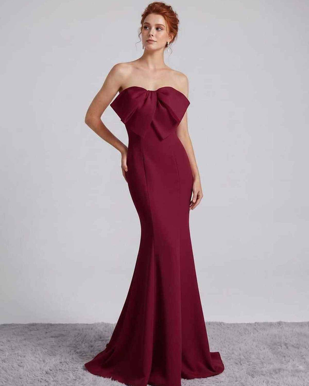 Vestido maxi sin mangas, estilo sirena, formal, para lucir elegante en cualquier fiesta.