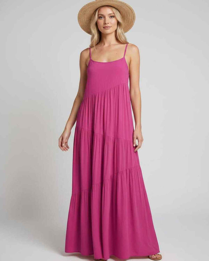 Vestido casual de mujer, fluido y perfecto para el verano.
