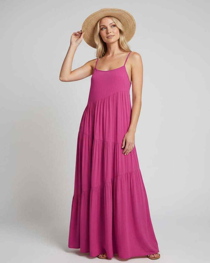 Vestido maxi estilo bohemio, para un verano relajado.