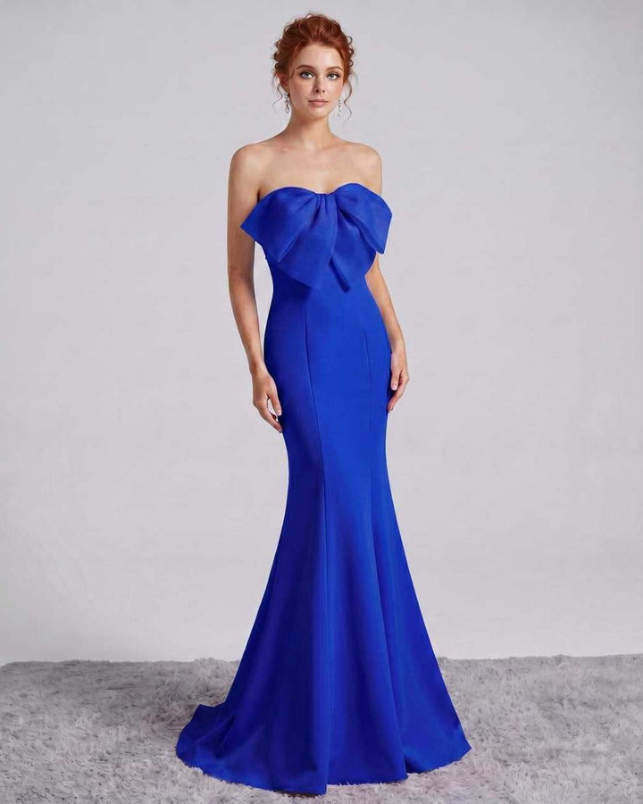 Vestido de fiesta formal, sin mangas, silueta sirena, moda de noche para ocasiones.