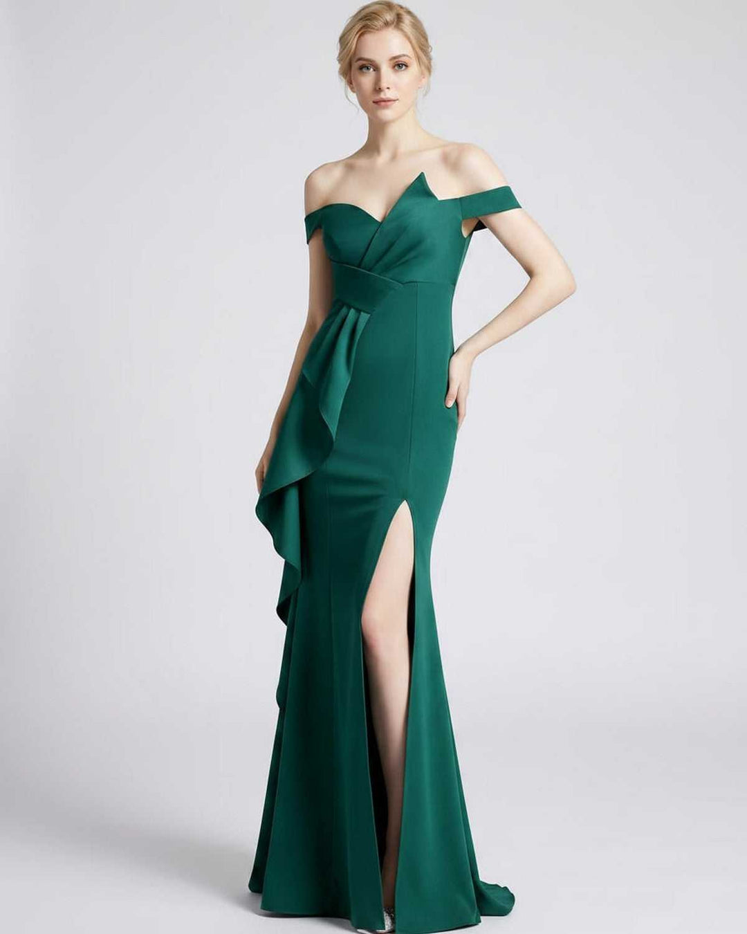Vestido largo sin mangas, moda mujer. Ideal para noche, cóctel y ocasiones formales.