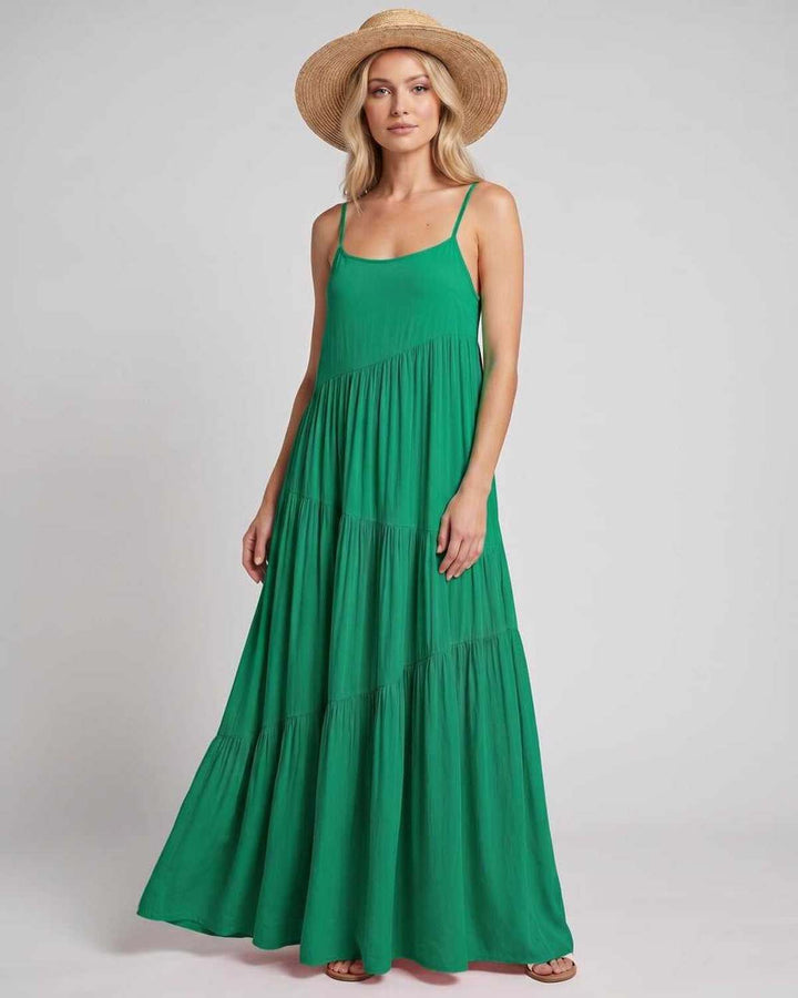 Vestido fluido para mujer, cómodo para toda la temporada.