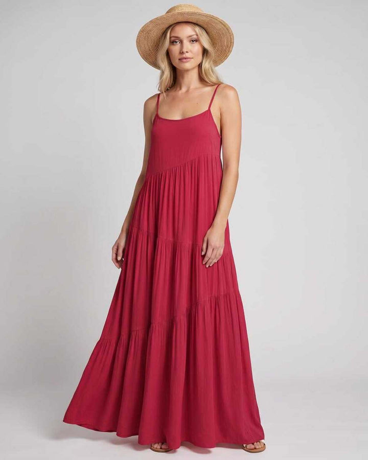 Vestido sin mangas, estilo bohemio, para un verano con encanto.