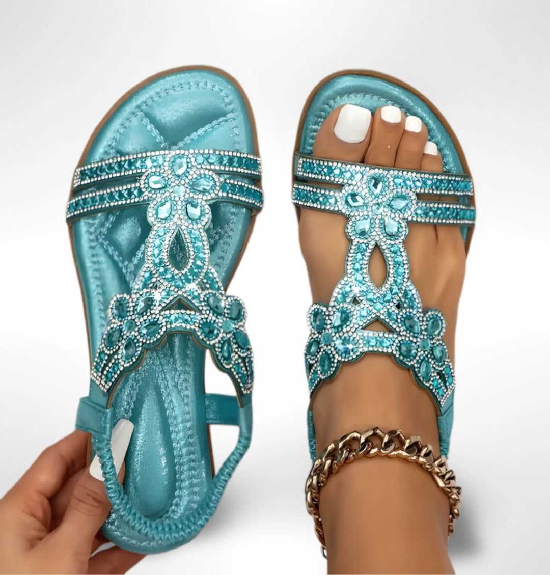 Sandalias planas ALMIRA STEP para mujer, calzado de verano cómodo, elegante y ligero.