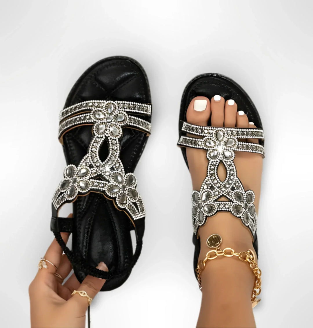 Sandalias de mujer ALMIRA STEP, perfectas para playa, paseo o vacaciones de verano, cómodas y planas.