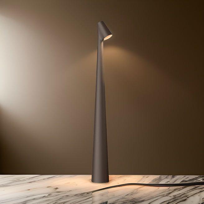 Lámpara portátil LED inalámbrica, nórdica, para mesa, con batería de larga duración, ideal para el hogar.
