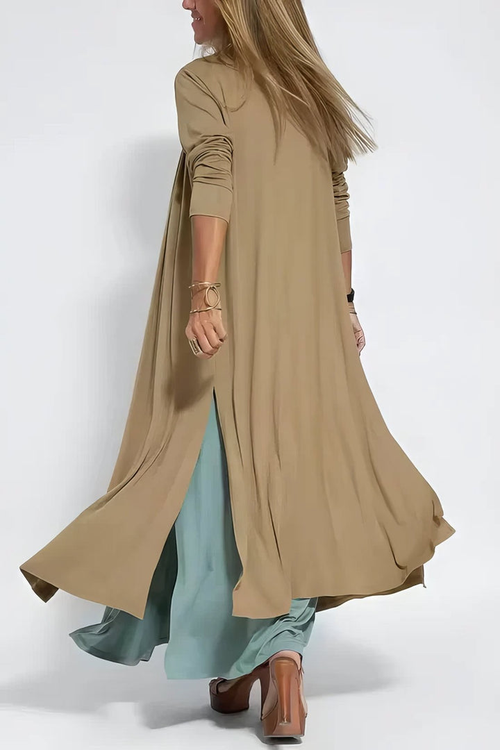 Vestido de playa sin mangas con escote en V, talla grande, largo y cómodo, ideal para tus vacaciones.