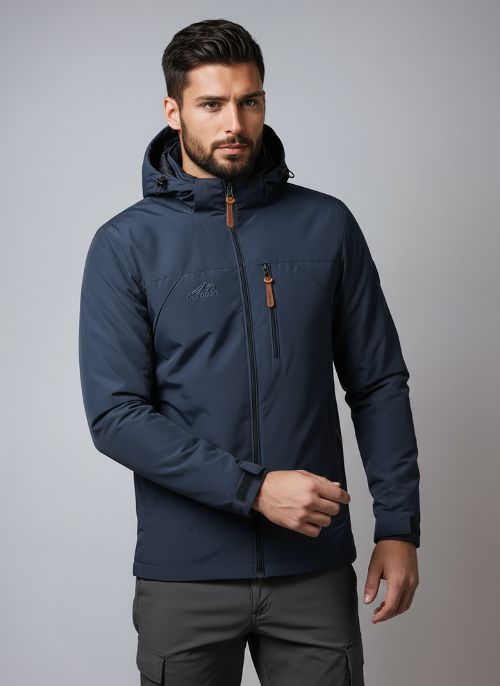 Chaqueta ligera y transpirable de hombre, impermeable y cortavientos, para uso diario.