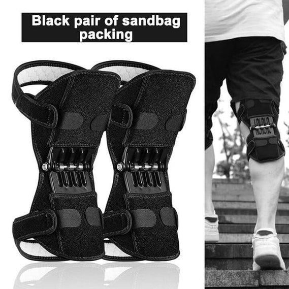 Rodilleras unisex con soporte de potencia para articulaciones, ideales para alivio de dolor, deporte y movilidad.
