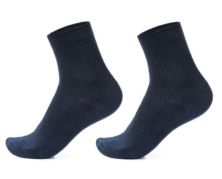 Calcetines de bambú para hombre, pack de 5 unidades. Frescos, transpirables y con propiedades termorreguladoras.