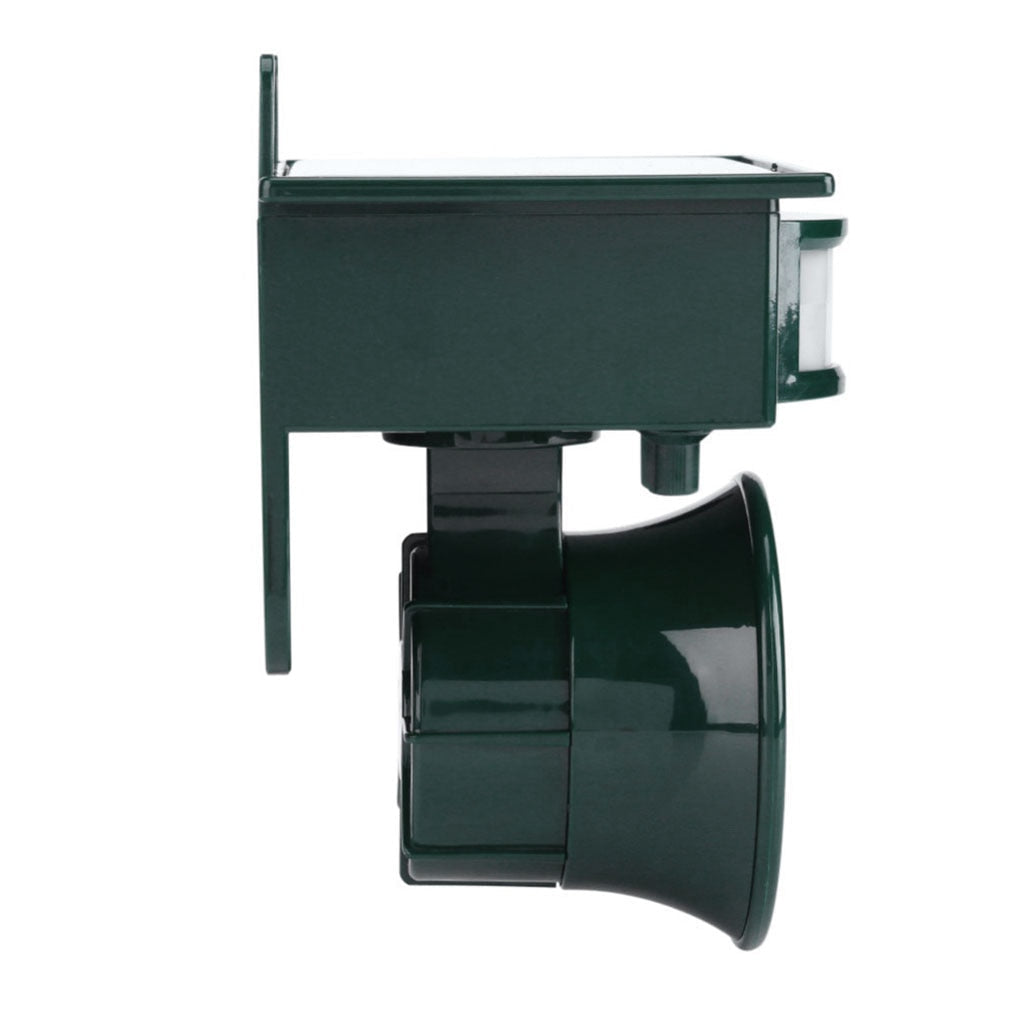 Sistema de control de aves TerraGuard: repelente solar para jardín, patios y fincas pequeñas.