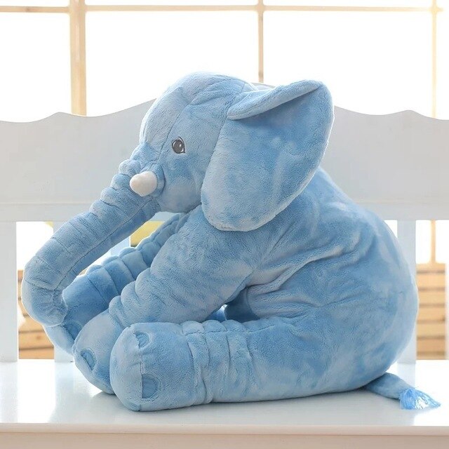 Decorativa almohada de elefante para habitaciones infantiles, cómoda para juego y siesta.