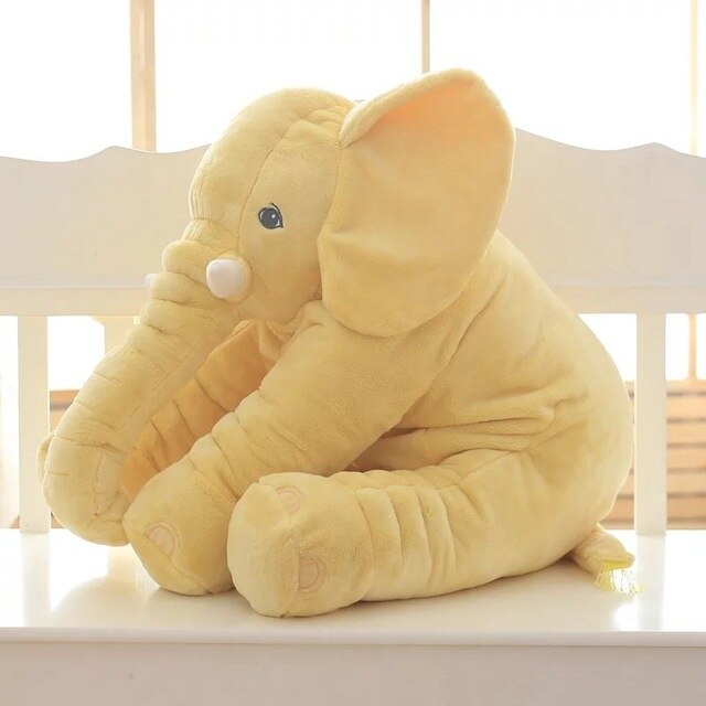 Almohada elefante suave y segura para bebés, ideal para el juego, abrazo y siesta.