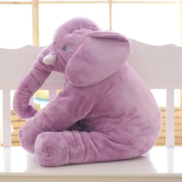 Elefante de peluche gigante, almohada suave para niños, perfecta para decorar y dormir.
