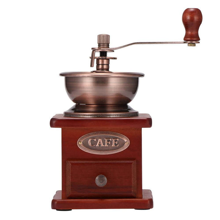 Molinillo de café manual para moler granos y disfrutar el sabor más fresco en tu cocina.