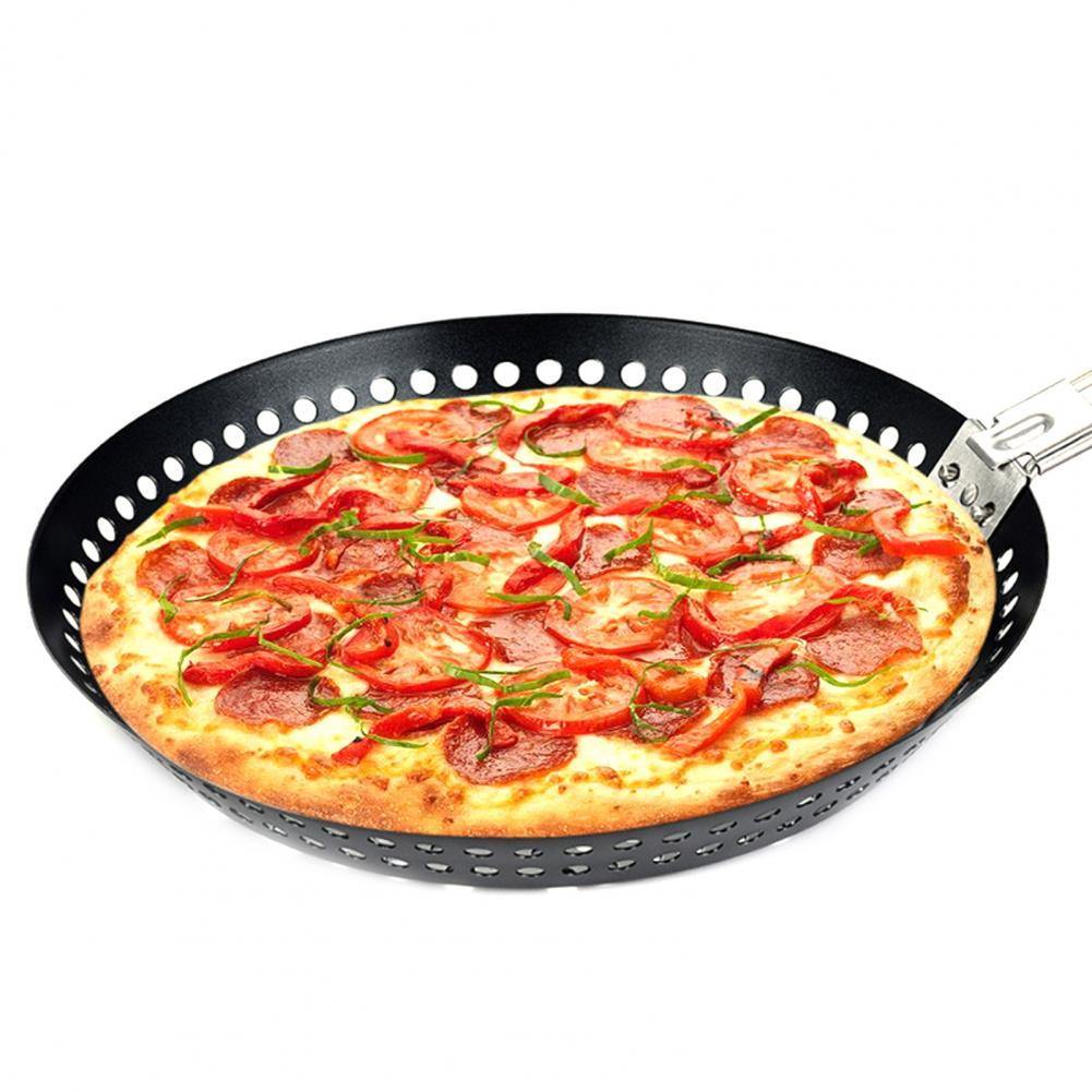 Utensilio de cocina exterior resistente y antiadherente; sartén de camping portátil para parrilla.