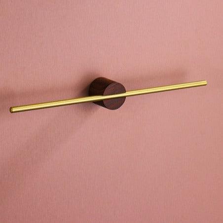 Soporte de toallas de pared ajustable, mejora la estética y funcionalidad de tu baño.