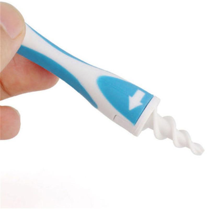 Kit limpiador de oído espiral con puntas suaves para una higiene auditiva cómoda y segura.