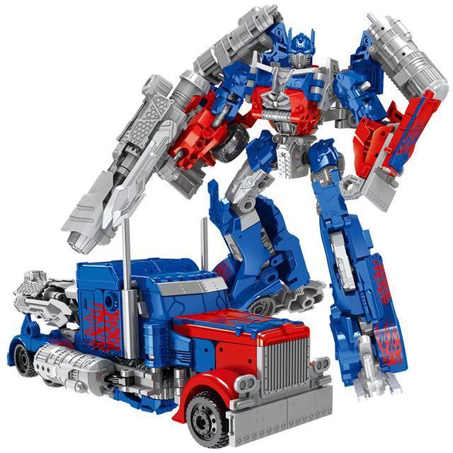 Figuras de acción transformables de Optimus Prime y Bumblebee, juguete Transformer para niños.
