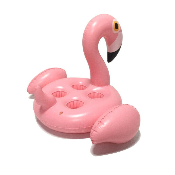 Regalo de verano: portavasos flotante flamenco para amantes de la piscina, el relax y las bebidas.