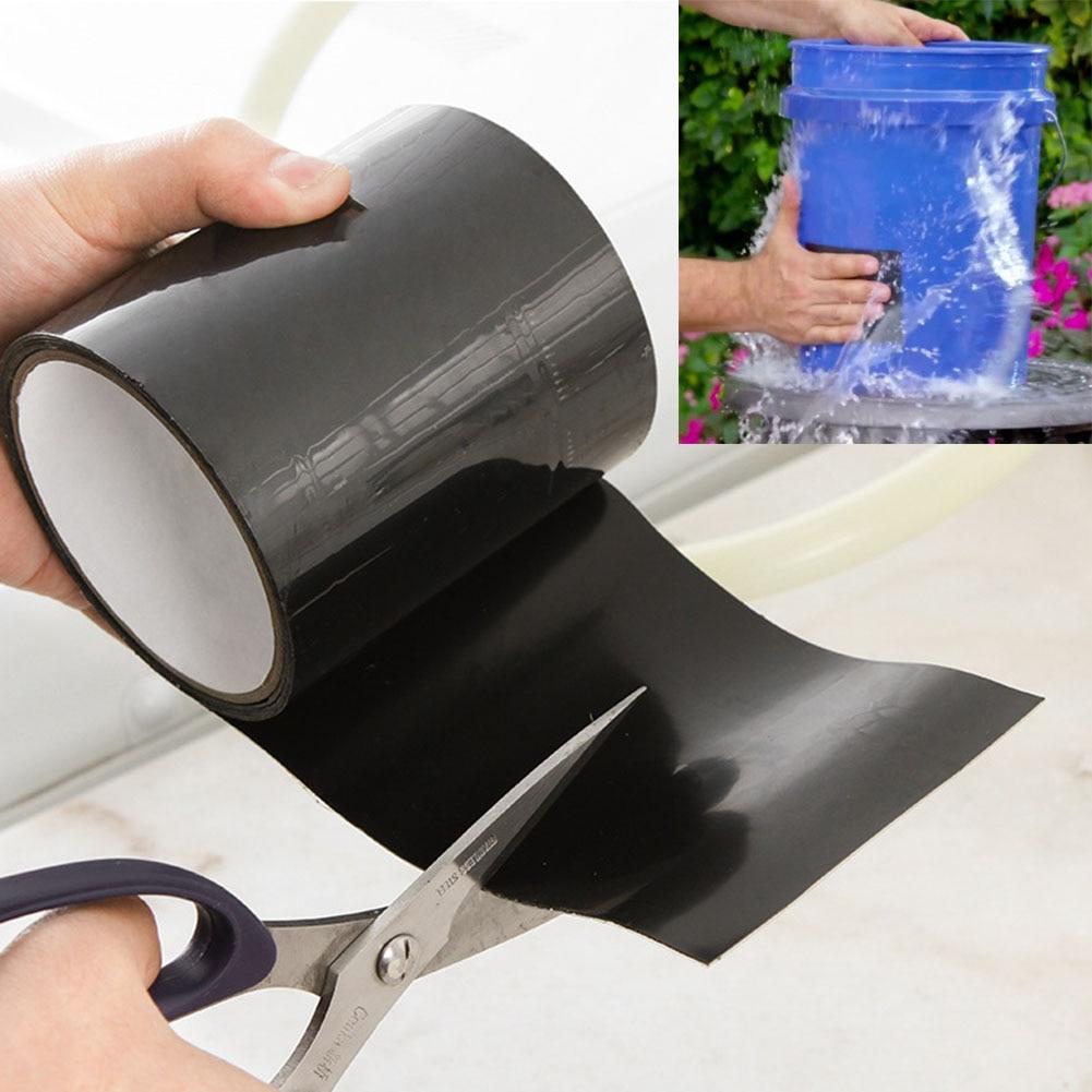 Cinta de sellado impermeable de alta resistencia, ideal para reparar fugas en tuberías y mangueras.