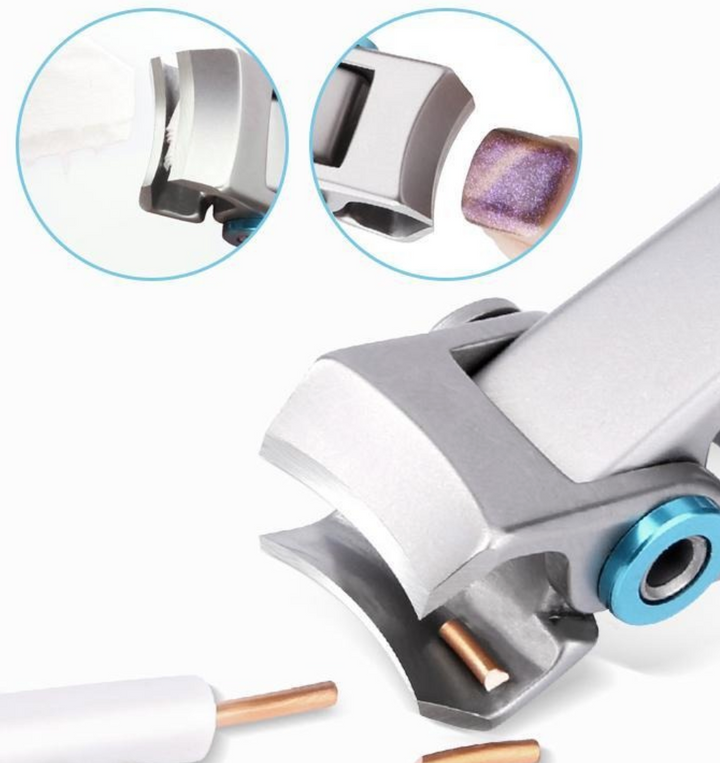 Herramientas de precisión para cuidado experto de uñas. Juego cortauñas profesional de acero inoxidable para manicura.