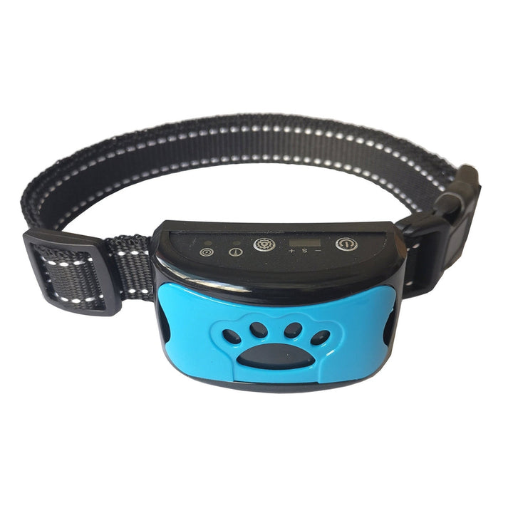 Collar antiladridos gentil para perros. Vibración y sonido suaves para entrenamiento efectivo y sin estrés.