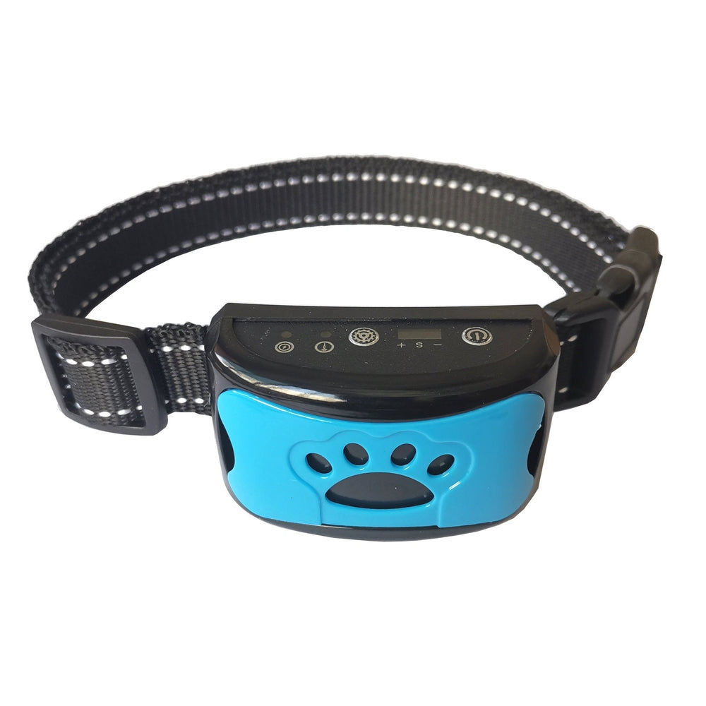 Collar para perro antiladridos con sonido y vibración. Suave, automático, ideal para entrenamiento de mascotas.