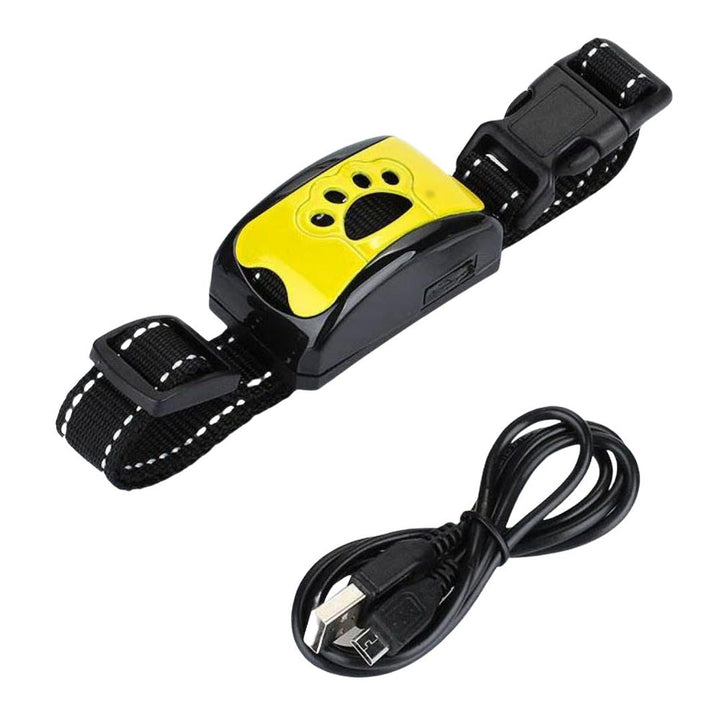 Collar antiladridos de bienestar para mascotas. Suave, con sonido y vibración para un entrenamiento efectivo del perro.