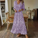 Blanco y morado