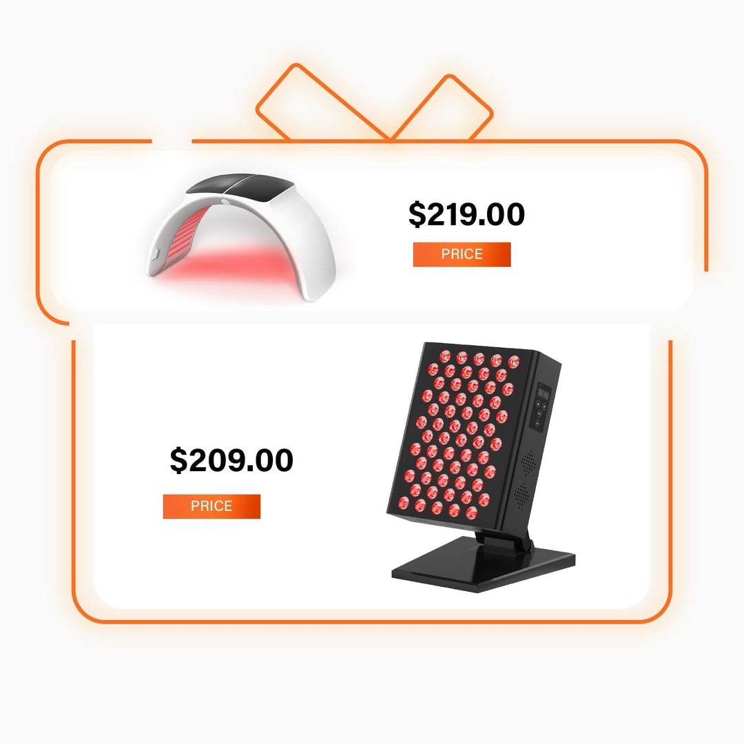 Dispositivo de terapia de luz LED para mejorar el cuidado corporal y facial, reducción de arrugas.