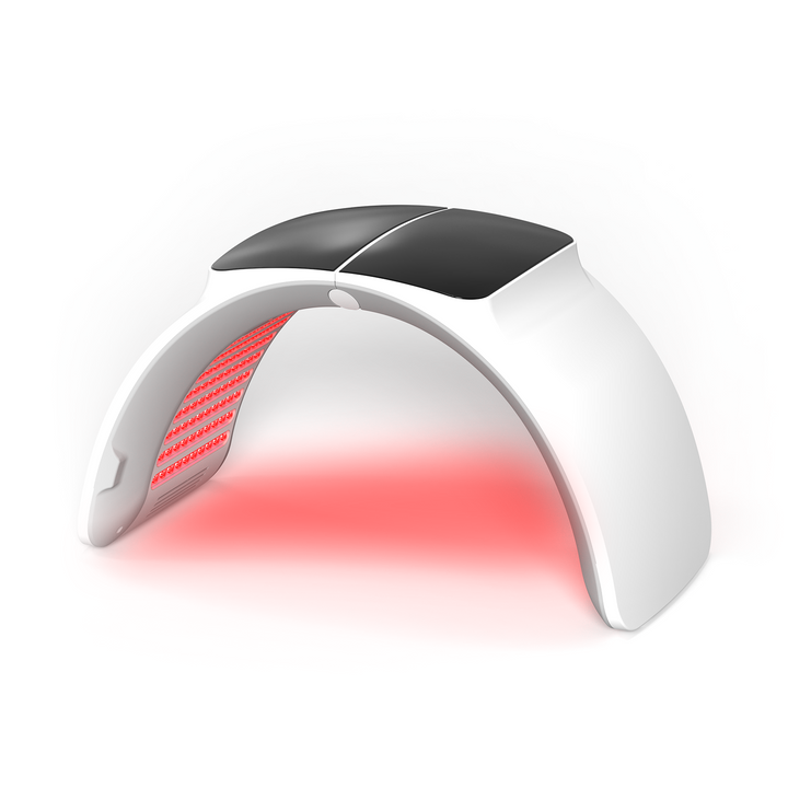 Tecnología LED facial que combate el envejecimiento, mejora la circulación y tonifica la piel.