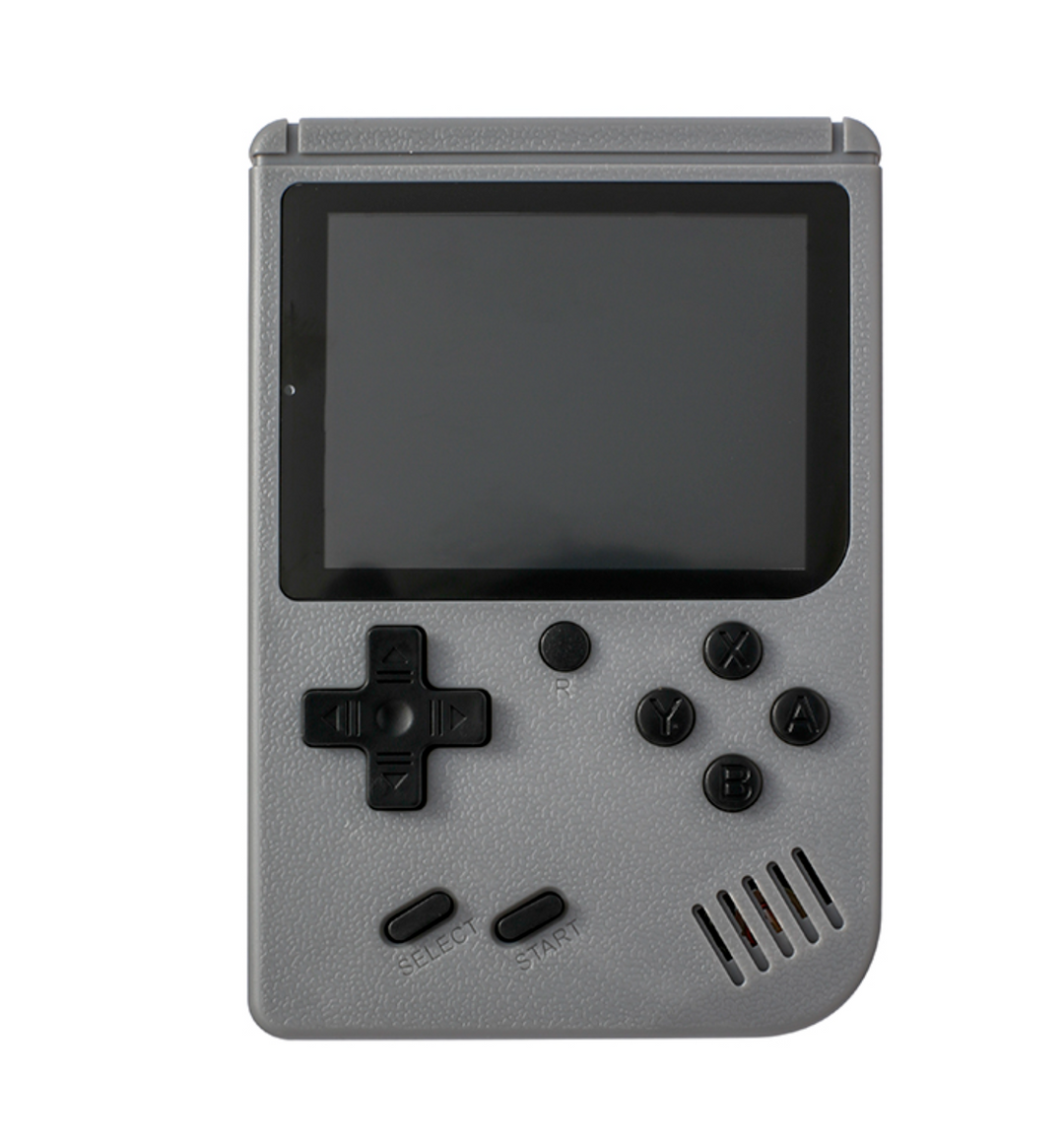 Consola portátil para 400 juegos retro, experiencia gamer y diversión sin fin.