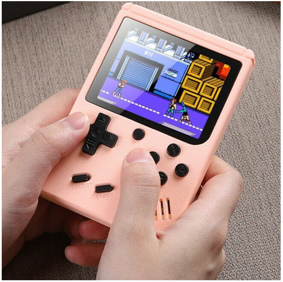 Sumérgete en 400 juegos retro con esta consola portátil, horas de diversión garantizadas.