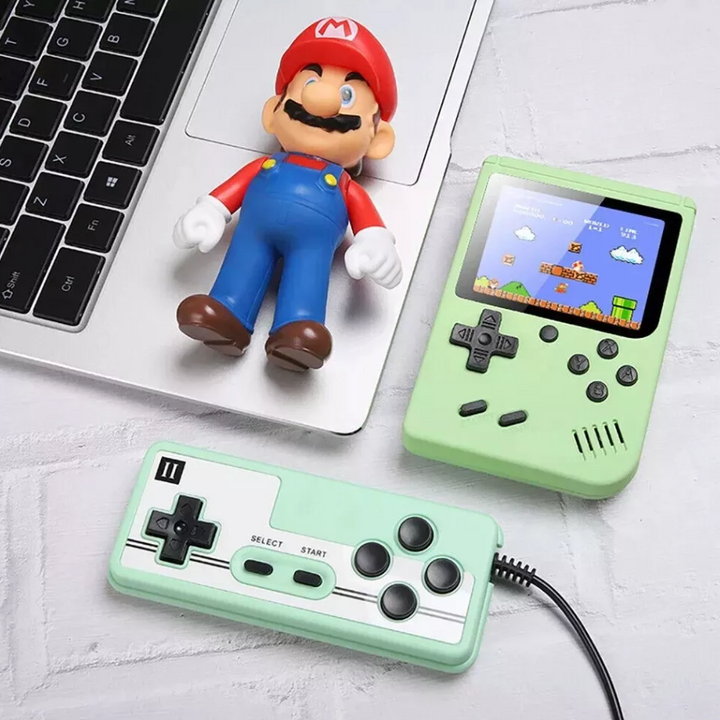 Consola de juegos retro portátil, 400 clásicos para niños y adultos, gadget genial.