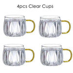 Four Clear Cups