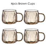 Four Brown Cups