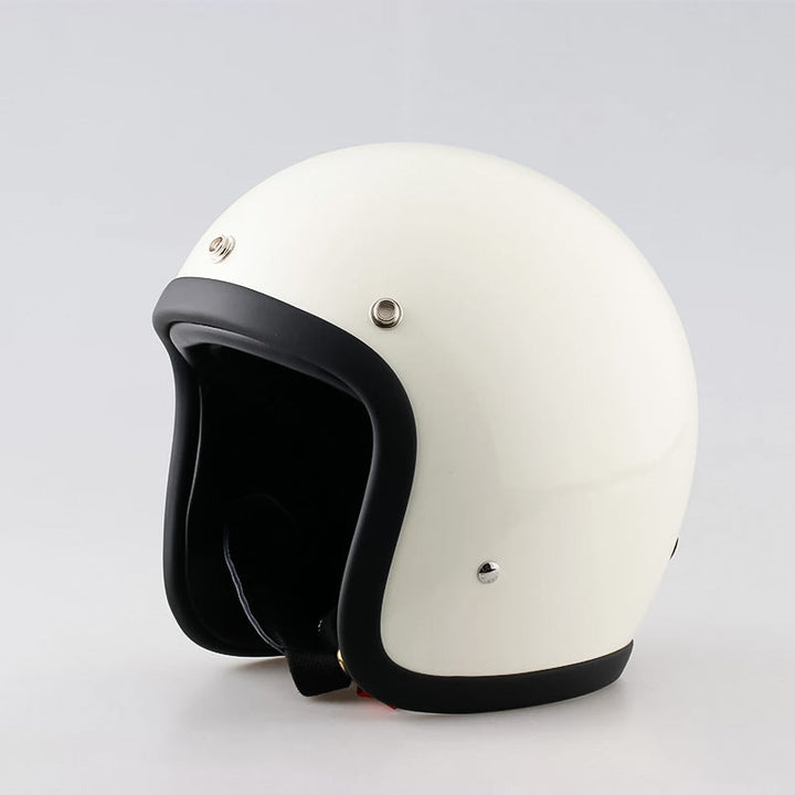Casco de moto vintage, certificado DOT/ECE, unisex, ideal para chopper y cruiser.