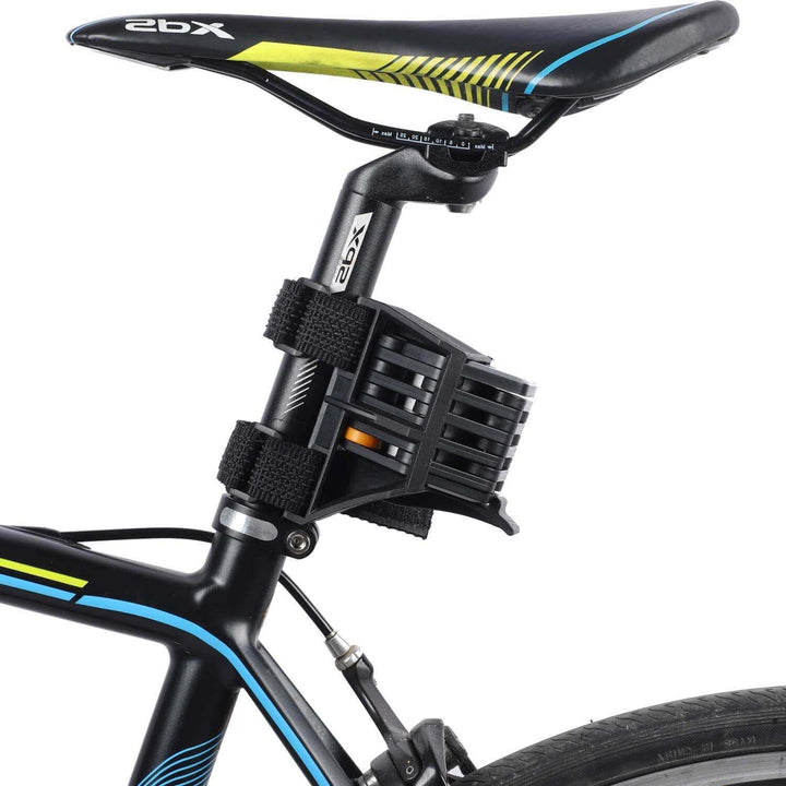 Candado portátil de alta seguridad para bicicletas. Protección robusta en entornos urbanos.
