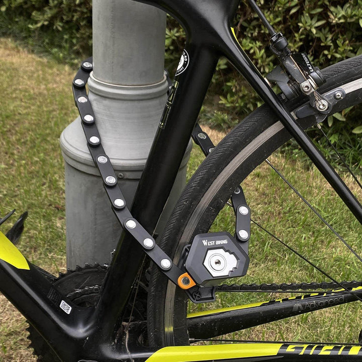 Candado plegable de alta seguridad para la bici urbana. Máxima protección antirrobo.