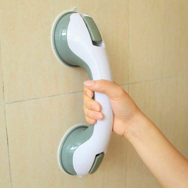 Barra de sujeción con ventosa portátil para seguridad en baño y ducha. Agarre antideslizante para ancianos/discapacidad.