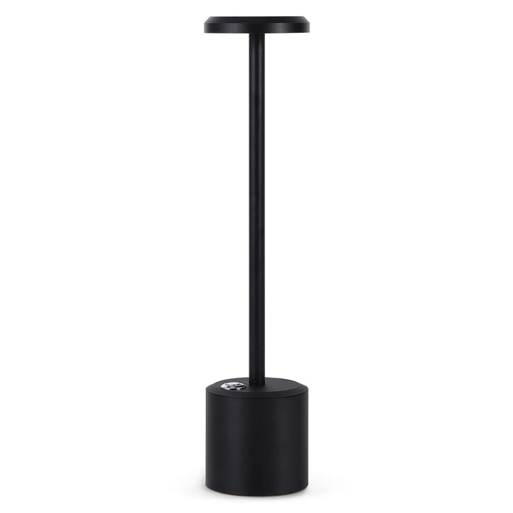 Lámpara LED de mesa con tecnología recargable y sin cable, para iluminación eficiente y flexible en casa.