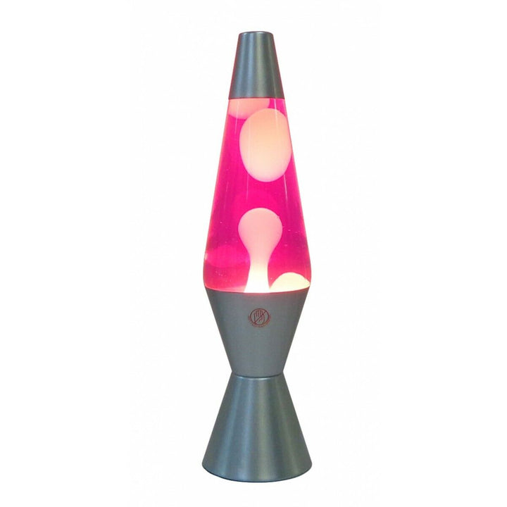 Lámpara de lava que crea un ambiente tranquilo. Iluminación decorativa con efecto visual único en casa.