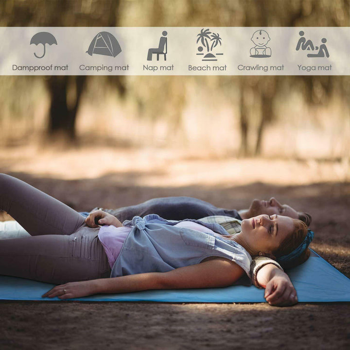 Disfruta la playa con esta manta antiarena, ligera, cómoda y fácil de plegar. Para tus accesoriosplaya.